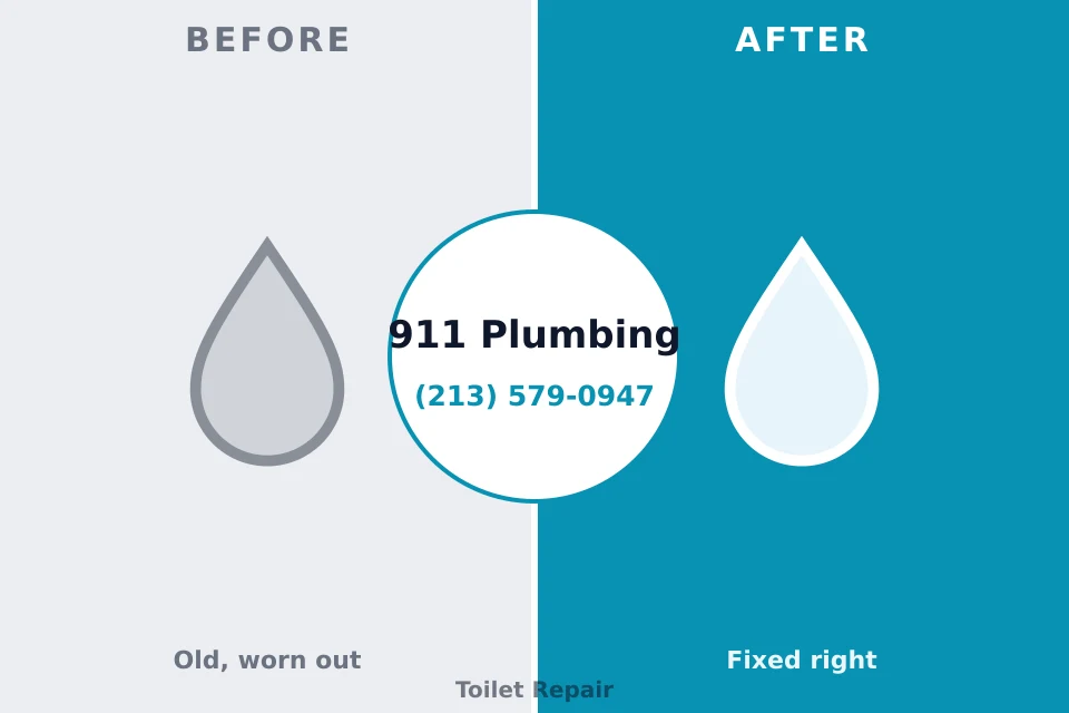 Before and after: plumbing repair Gilcrest, CO